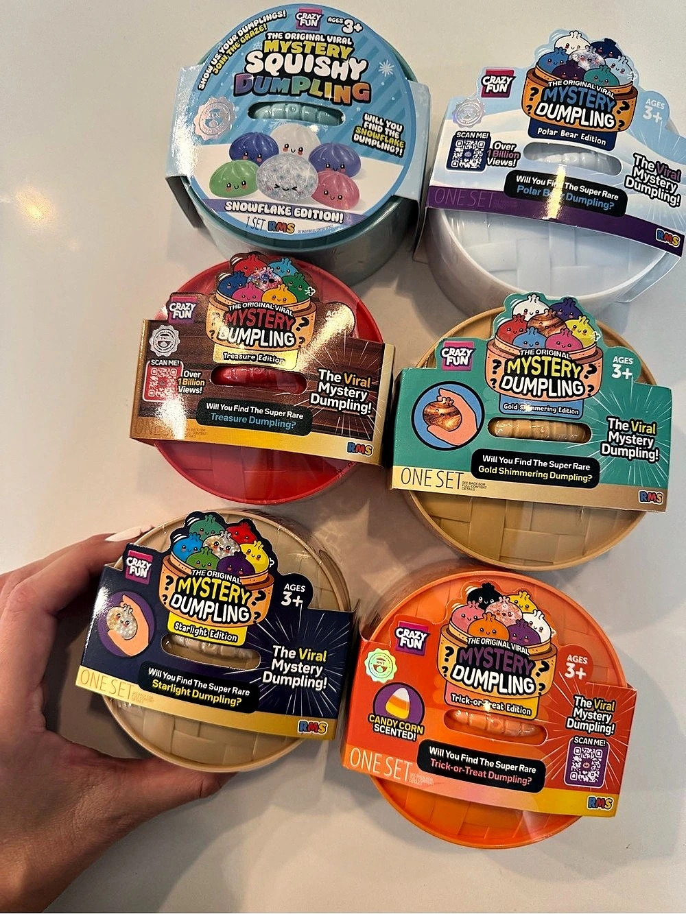 ✨ RMS BUNDLE OF 6 Mystery Dumplings Set NWT